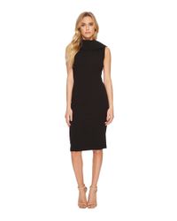 Adrianna Papell Womens Roll Neck Sheath with V Back