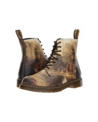 Dr. Martens Dr.martens S Jmw Turner Carthaginian 1460 Pascal Leather Boots  in Brown - Lyst