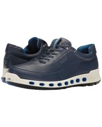 Ecco Cool 2.0 Leather Gore-tex Fashion Sneaker in Blue for Men - Lyst