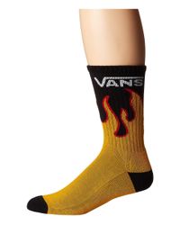 flame socks with vans