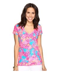 Lilly Pulitzer Blue Michele Top
