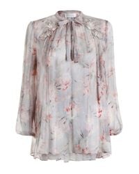Zimmermann | Multicolor Stranded Garland Blouse | Lyst