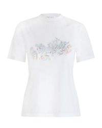 Zimmermann | Black Stranded Logo Tee | Lyst