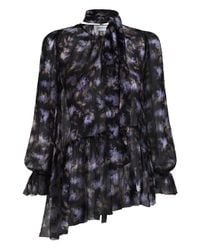 Zimmermann | Black Stranded Tier Blouse | Lyst