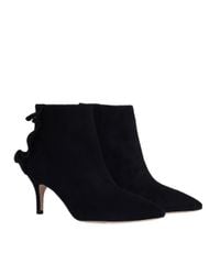 Zimmermann | Black Frill Ankle Boot | Lyst