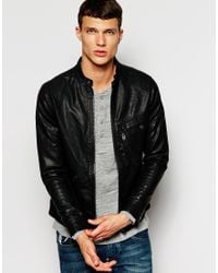 g star raw leather jacket mens
