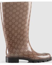 gucci wellington boots womens