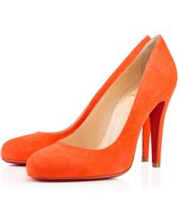 christian louboutin round-toe Ron Ron pumps Lavender suede | The ...  