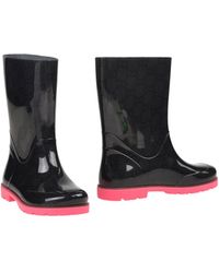 yellow gucci rain boots