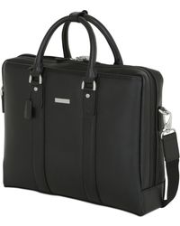 brooks brothers football leather briefcase