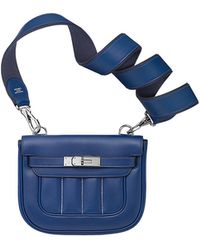 hermes women's bleu jean epsom bastia - blue hermes women's bleu jean epsom bastia - blue