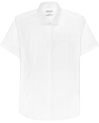 Reiss Razor Short Sleeve Cotton Shirt - Lyst