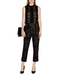 karen millen black jumpsuit