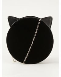 Charlotte Olympia 'Kitty' Shoulder Bag - Black
