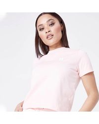 11 Degrees Womens Core Cropped T-shirt – Evening Sand Pink