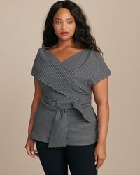 lela rose peplum top