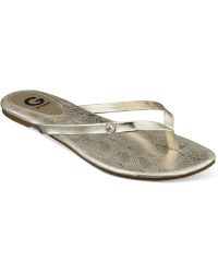guess sandals flip flops