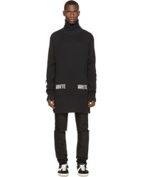 off white turtleneck mens