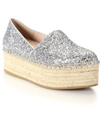miu miu glitter espadrilles
