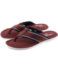 fred perry flip flops