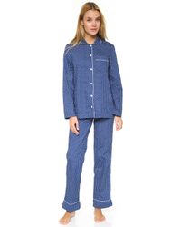 Three J Nyc Jamie Cotton Pajama Set - Blue