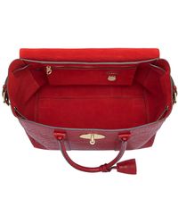 Mulberry Large Bayswater Shrunken Leather Bag - Red