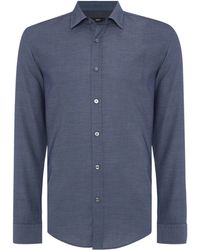 BOSS | Ronni 2 Slim Fit Textured Shirt | Lyst