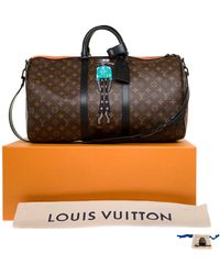 louis vuitton keepall orange