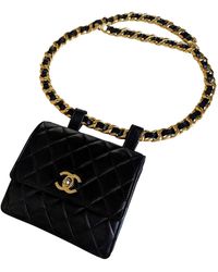 chanel waist bag with chain