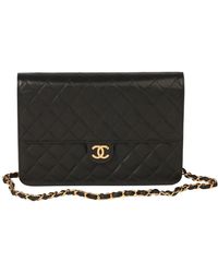 chanel classic belt bag black