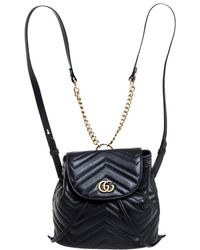 black gucci backpack women