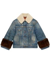 gucci jean jacket womens