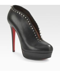 christian louboutin round-toe platform Miss Fast booties Purple ...  