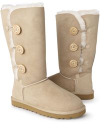 tan uggs with buttons
