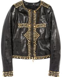 Just Cavalli Leather jackets for Women - Up to 55% off at Lyst.com