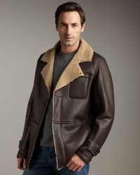 Ugg Refugio Shearling Coat in Brown for Men (chestnut/ chestnut) | Lyst