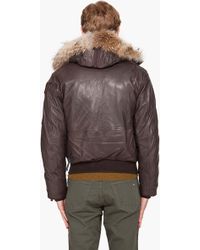 parajumpers distressed leather