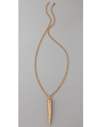 CC SKYE Secret Bullet Necklace - Metallic