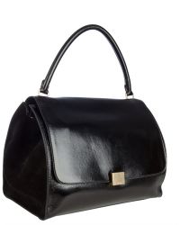 celine trapeze shoulder bag in leather
