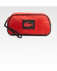 lacoste mens toiletry bag