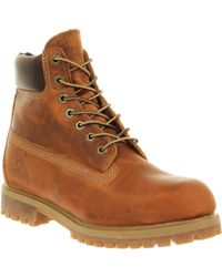 burnt orange timberland boots