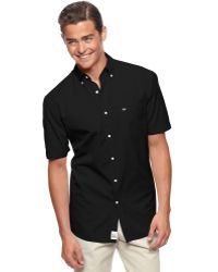 Black Lacoste Shirts for Men | Lyst