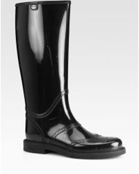 gucci wellington boots womens