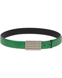 prada green belt  