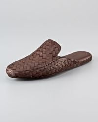 bottega veneta leather slippers
