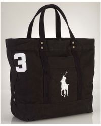 Ralph Lauren Big Pony Tote Bag - Black