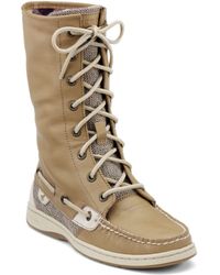 sperry high top boots