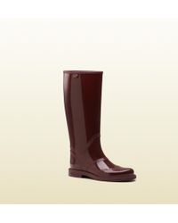 gucci rain boots womens