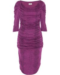 Alice By Temperley Raquel Draped Dress - Purple