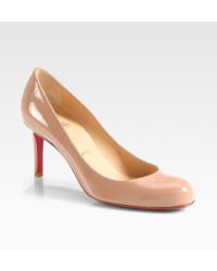 christian louboutin New Simple pumps Burgundy patent leather ...  
